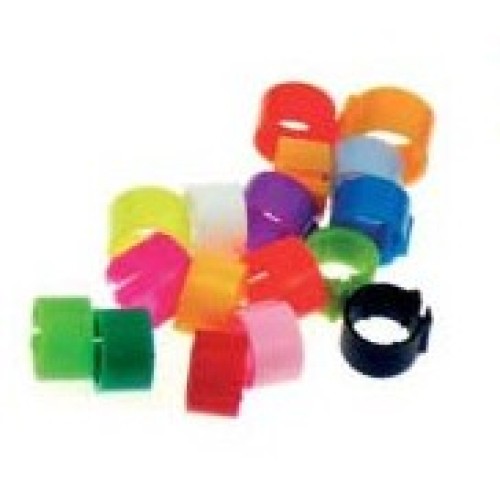 Anilla Plastico Gallinas 16mm.100uds.