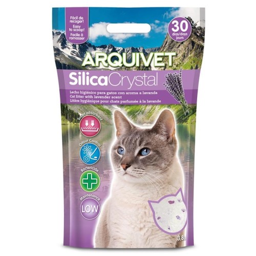 Perlitas Arquicrystal Lecho Higiénico para Gatos 3,8L Lavanda