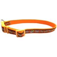 Collar Bully 20x350-500mm Naranja Durable Estiloso