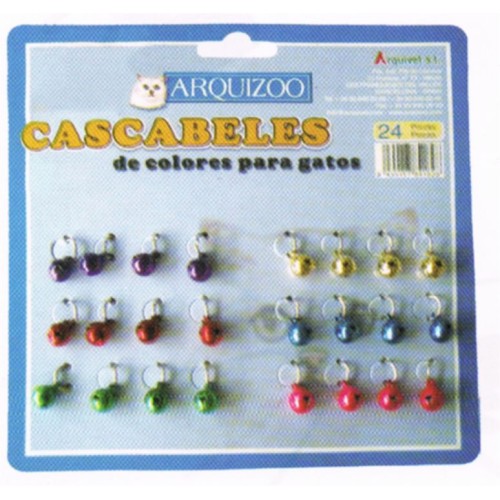 Cascabel Gato Colores 24 Uds.