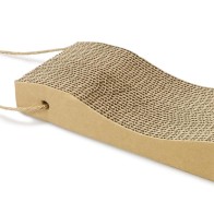 Rascador de Cartón Forma Ola 46x12x5cm
