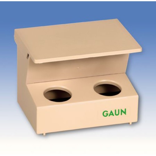 Plastic Hopper Feeder 2 Compartment Ground