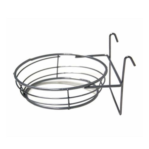 Porta Nido Metálico con 4 Aros para Aves