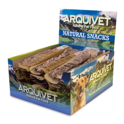 Nervio de Cerdo Trenzado 20 Cm Extra Snack Natural para Perros