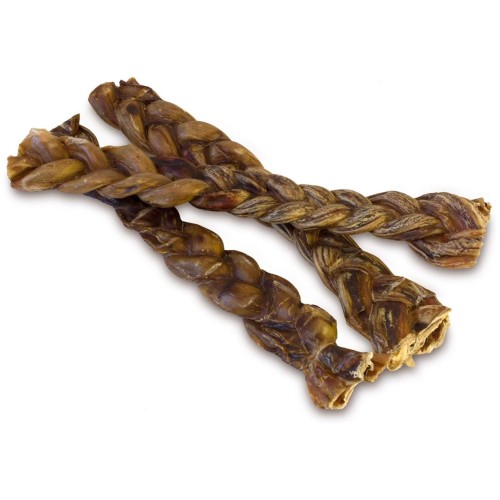 Nervio de Cerdo Trenzado 20 Cm Extra Snack Natural para Perros
