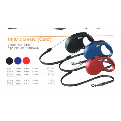 Flexi Nuevo Classic Xs Correa 3mts. Azul