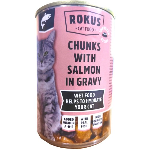 Lata Gatos 415 Gr Pescado Rokus