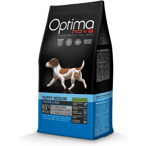 Optima Nova Puppy Medium Pollo 12 Kg