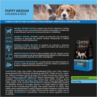Optima Nova Puppy Medium Pollo 12 Kg