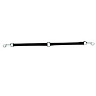 Acople De Nylon Negro Para Dos Perros 30-30x1.5cm