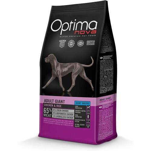 Optima Nova Adult Giant Chicken Rice 12 Kg Dog Food