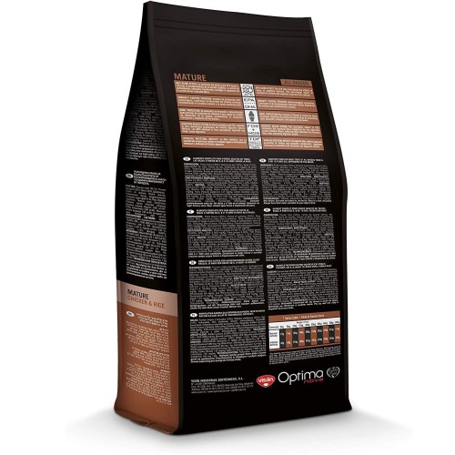 Optima Nova Adult Mature Pollo Arroz 12 Kg.