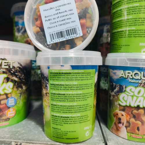 Huesitos y Corazones Mix 300g Snacks para Perros