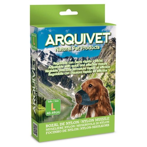 Bozal Nylon Talla L Cocker | Entrenamiento Seguro para Perros