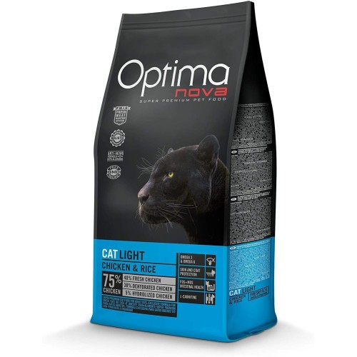 Optima Nova Cat Light 8 Kg para Control de Peso