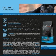 Optima Nova Cat Light 8 Kg para Control de Peso