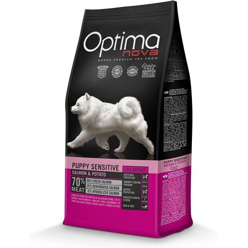 Optima Nova Puppy Sensitive Salmon Potato 2kg