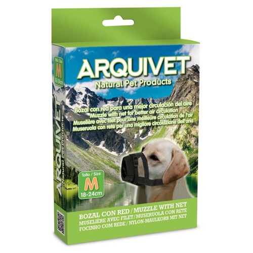 Bozal Nylon Ajustable Talla L para Perros