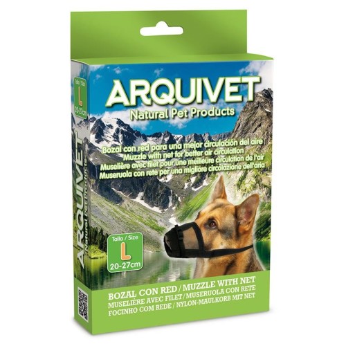 Bozal Nylon Ajustable Talla L para Perros