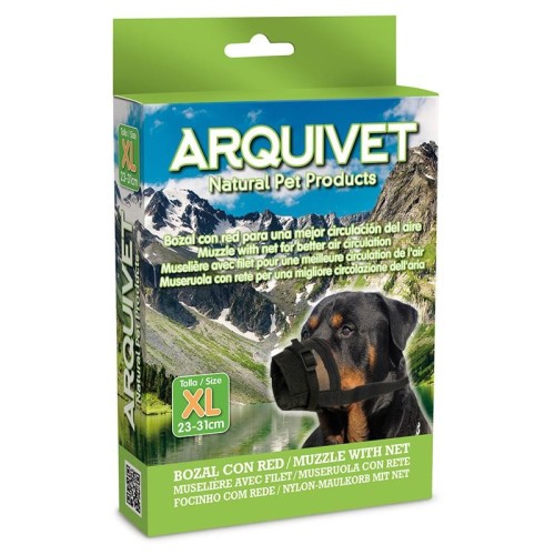Bozal Nylon Ajustable Talla L para Perros