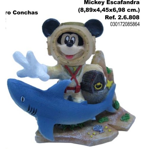 Mickey Astronaut Figure 8.89x4.45x6.98 Cm