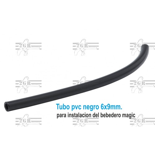 Black PVC Alcapell Tube