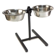 Soporte Inox. 2 Comederos 1,8 Lts. para Perros