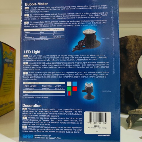 Kit Tronco para Acuario con Volcán