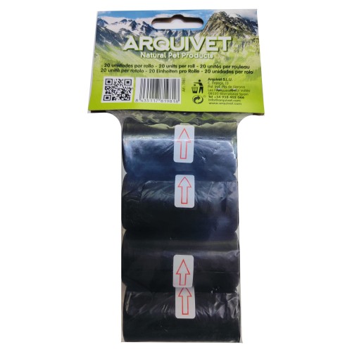 Bolsas Higiénicas 4 Rollos de 20 Piezas