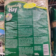 Heno de Montaña con Menta 500g Regalo Natural para Roedores