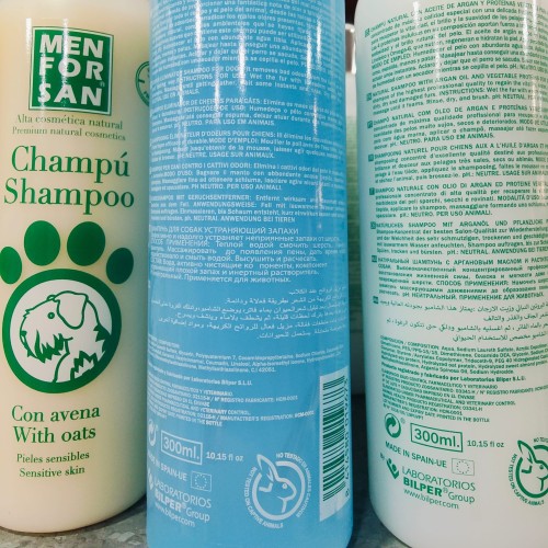 Champú Natural Eliminador de Olores Menforsan 300ml