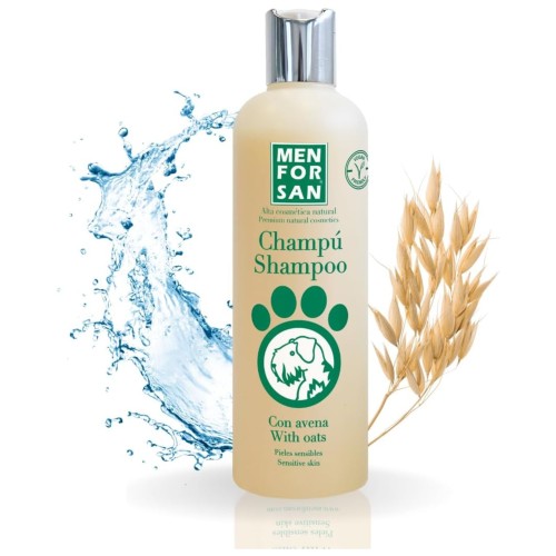 Menforsan Champú Natural Con Avena 300 Ml. para Perros