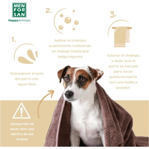 Menforsan Champú Natural Con Avena 300 Ml. para Perros