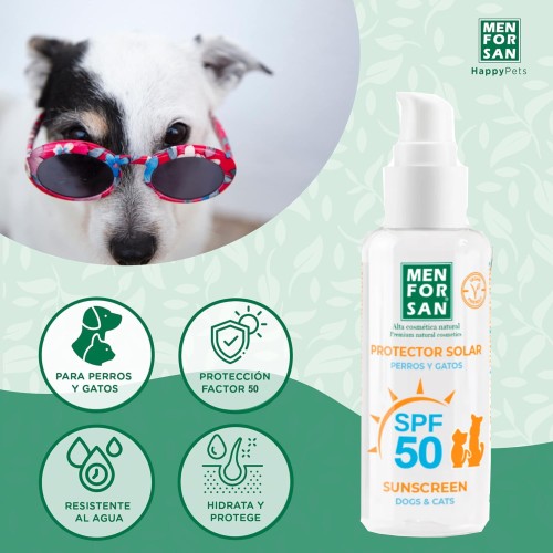 Menforsan Protector Solar Factor 50 60 Ml. | Protección Solar Segura para Mascotas
