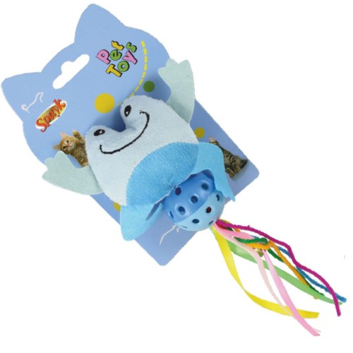 Set de Juguetes para Gatos Rana y Bolita de Hierba Gatera