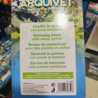 Metal Spiked Rubber Brush Arquivet for Pets
