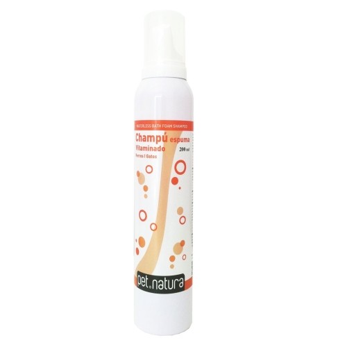 Champú Espuma Seca para Mascotas 210ml