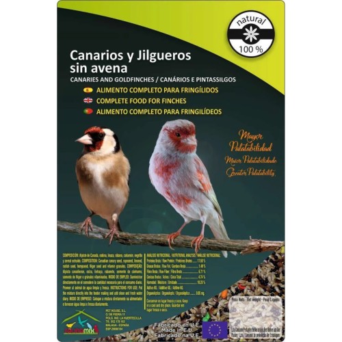 Alimento Canarios Sin Avena Faunamix 1 Kg