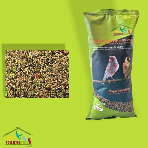 Alimento Canarios Sin Avena Faunamix 1 Kg