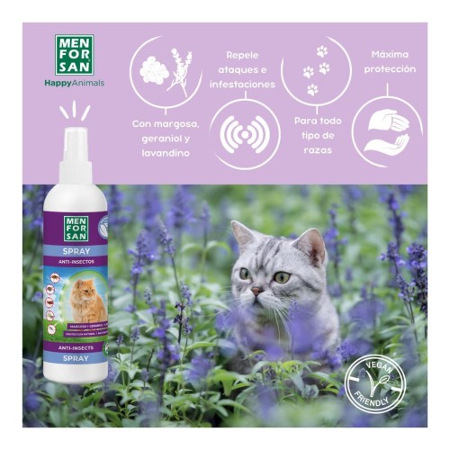 Spray Anti Insectos Menforsan 250ml para Gatos