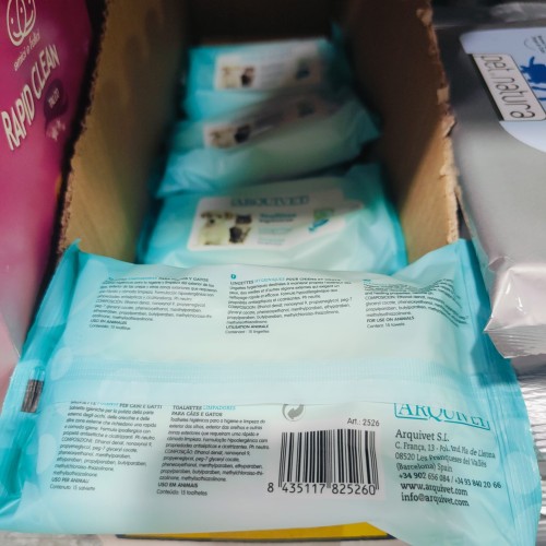 Toallitas Higiénicas pH Neutro 15 Uds. Arquivet
