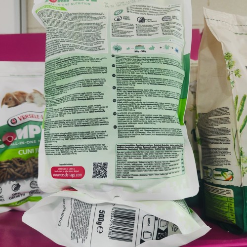Complete Food for Junior Rabbits 500 Gr.