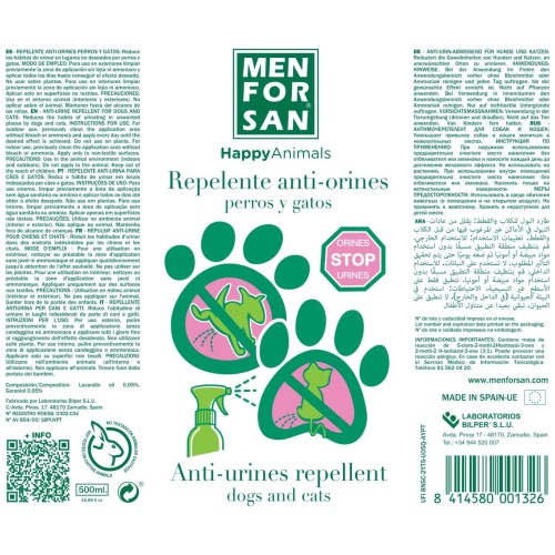 Anti-Urine Spray for Dogs and Cats 500ml