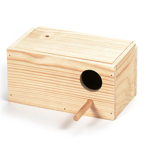 Natural Horizontal Nest for Parakeets 20x11x10 cm
