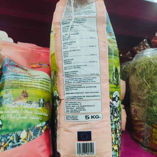 Roedores Mix 20 Kg Nutrición Premium