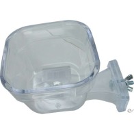 Medium Plastic Pet Feeder and Waterer
