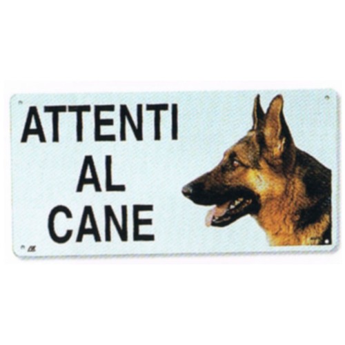 German Shepherd Attention Sign