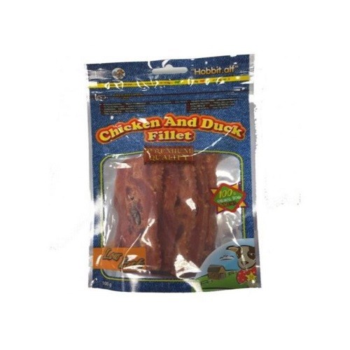 Chicken and Duck Fillet Treat 100g