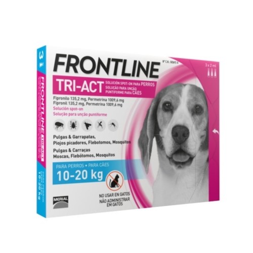 Frontline Tri-Act para Perros 5-10 Kg