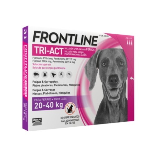 Frontline Tri-Act para Perros 5-10 Kg